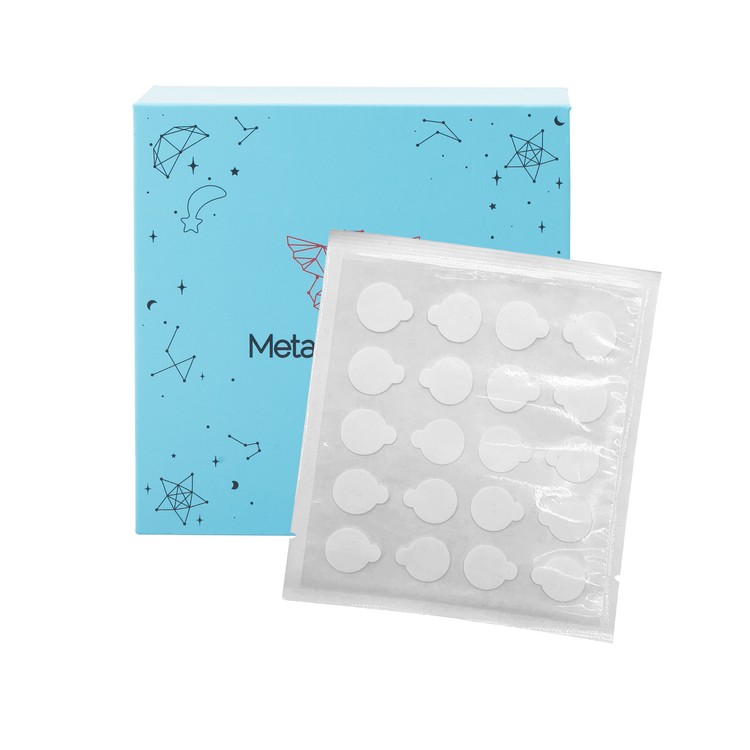 Meta acne patches and box