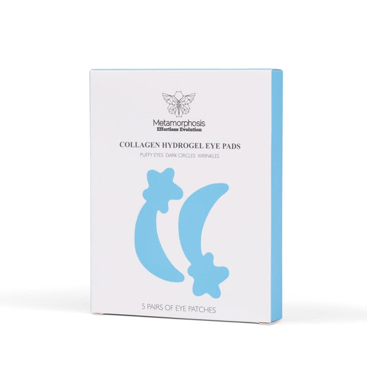 Collagen hydrogel eye pads for puffy eyes, dark circles, and wrinkles