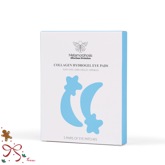 Collagen hydrogel eye pads for puffy eyes, dark circles, and wrinkles