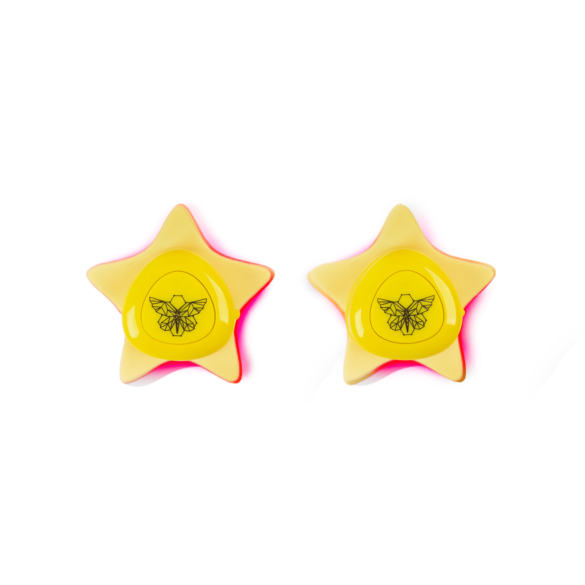 SuperStar earrings with bee design