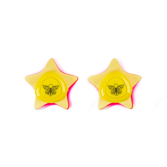 SuperStar earrings with bee design