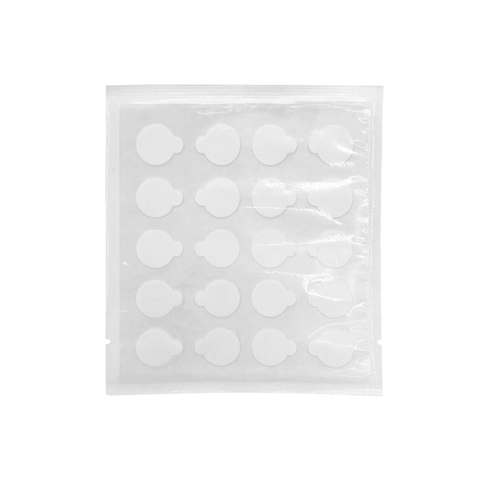 Acne spot treatment patches in sealed package