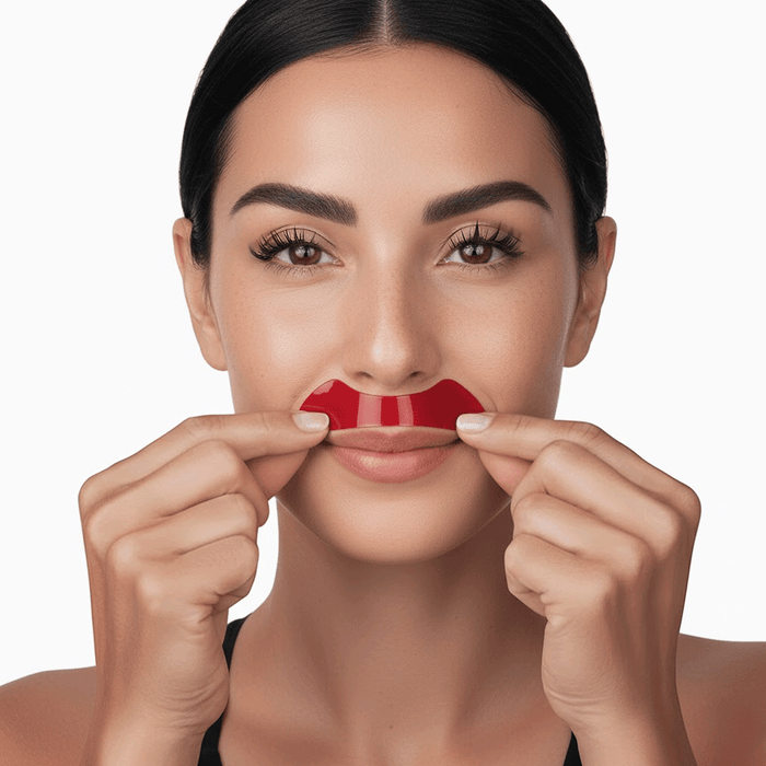 Metamorphosis Medical-grade reusable silicone skincare patches with stainless steel lymphatic roller in tin