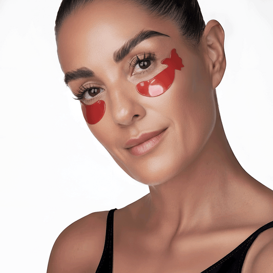 Metamorphosis Medical-grade reusable silicone skincare patches with stainless steel lymphatic roller in tin