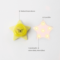 grade silicone LED acne device with 12 LEDs and dual wavelengths 630nm red 415nm blue light