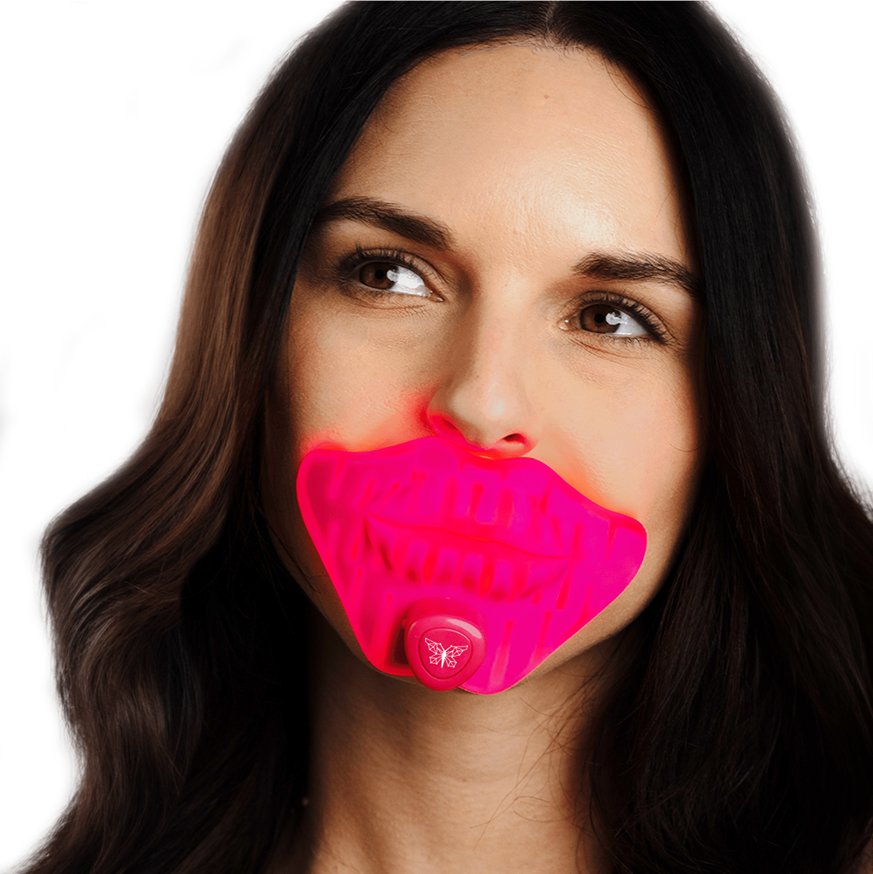 Metamorphosis Woman with pink LED lip treatment