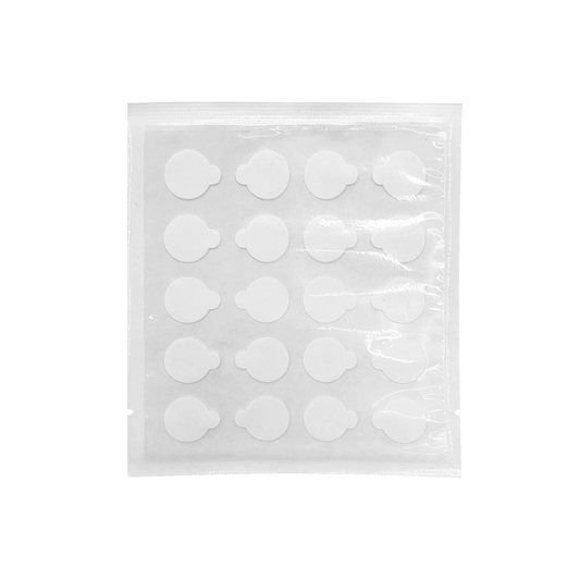 Acne spot treatment patches in sealed package
